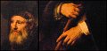 Rembrandt - Portrait of an old man (details)
